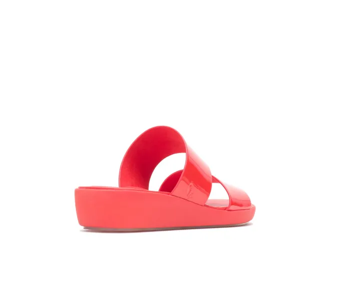 Hush Puppies Brite Jells Slide Fiesta Red Women Sandals