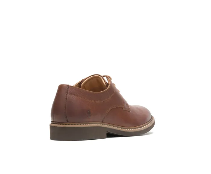 Hush Puppies Detroit Plain Toe Oxford Cognac Leather Men Oxfords