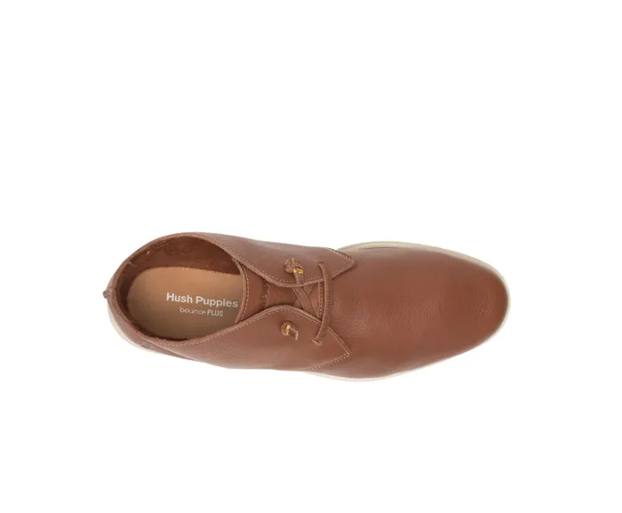 Hush Puppies Everyday Chukka Cognac Leather Men Boots