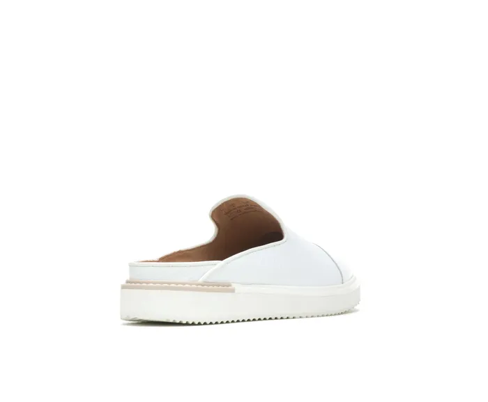 Hush Puppies Flats and SlipOns Women Sabine Mule White Leather
