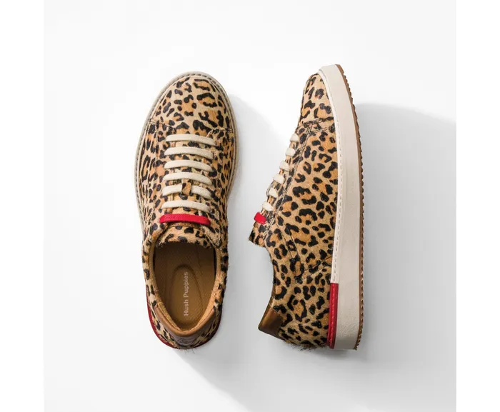Hush Puppies Sabine Sneaker Leopard Calf Hair Women Sneakers Hush Puppies Sabine Sneaker Leopard Calf Hair Women Sneakers