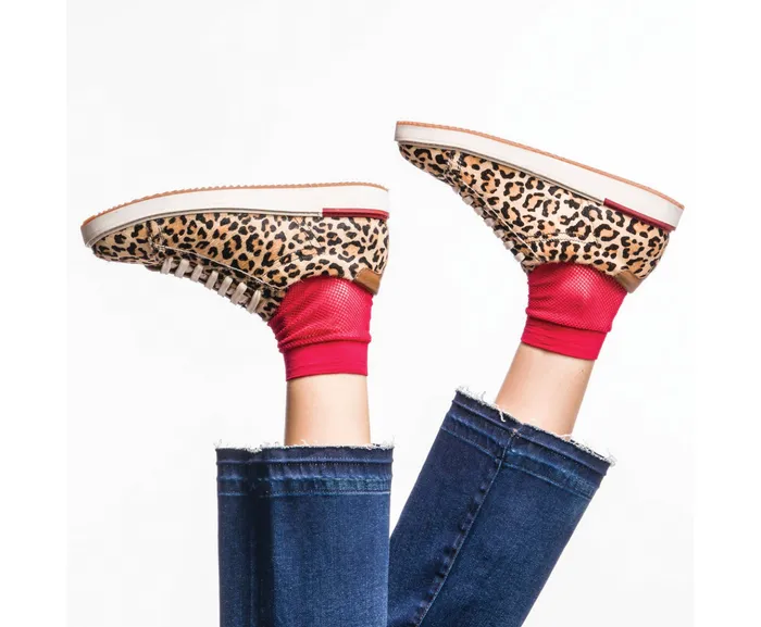 Hush Puppies Sabine Sneaker Leopard Calf Hair Women Sneakers Hush Puppies Sabine Sneaker Leopard Calf Hair Women Sneakers
