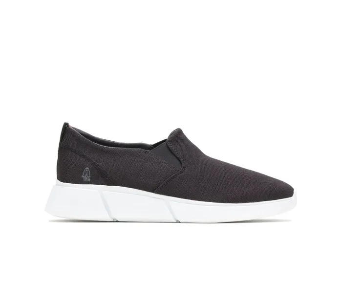 Hush Puppies Sneakers Men Cooper SlipOn Black HeatheredWhite Outsole
