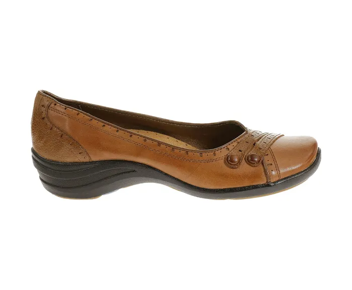 Hush Puppies Walking Shoes Women Burlesque Tan Leather