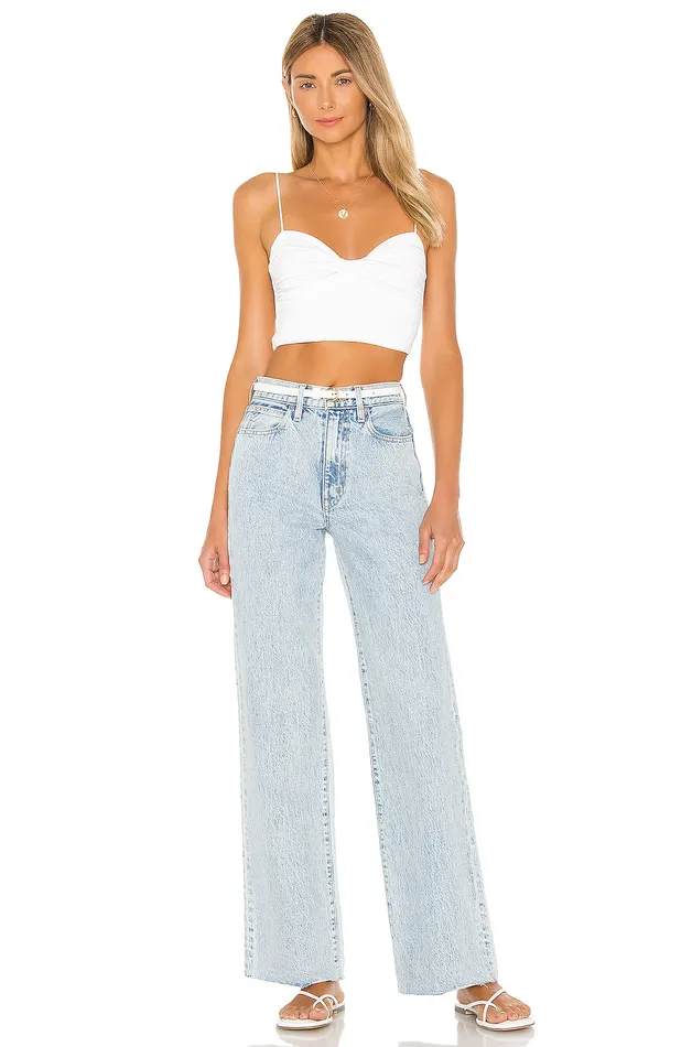 Ida Twist Front Top Ivory Women Lovers and Friends Tops Ida Twist Front Top Ivory Women Lovers and Friends Tops