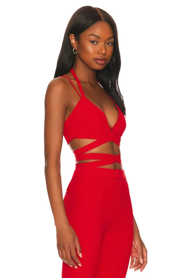 Imani Top Red Women Lovers and Friends Tops Imani Top Red Women Lovers and Friends Tops
