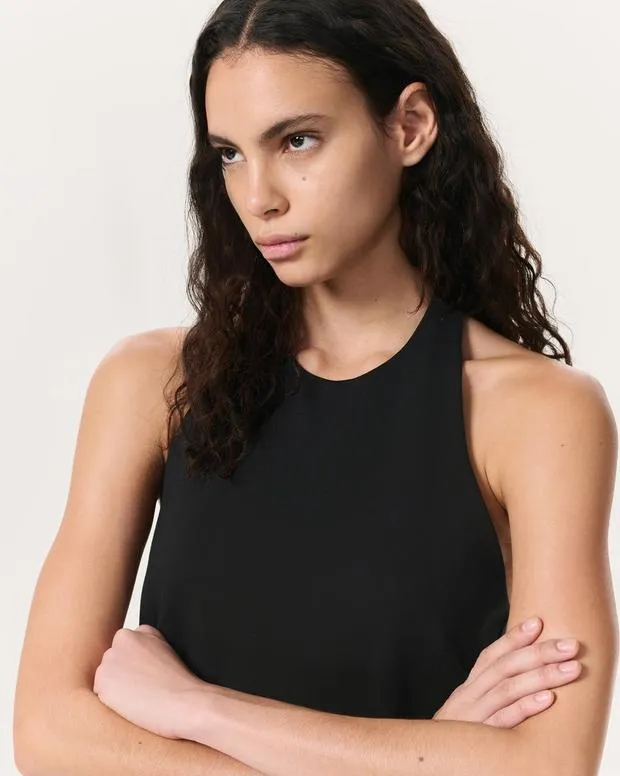 Irina Ponte Halter Top Black Women TShirts rag and bone
