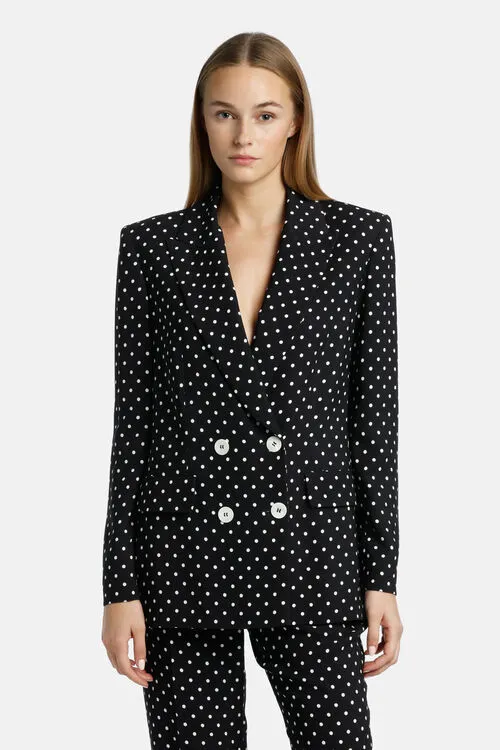 Jackets and Blazers Luisa Spagnoli Women Vassoio Vassoio BlackCream