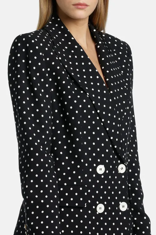 Jackets and Blazers Luisa Spagnoli Women Vassoio Vassoio BlackCream