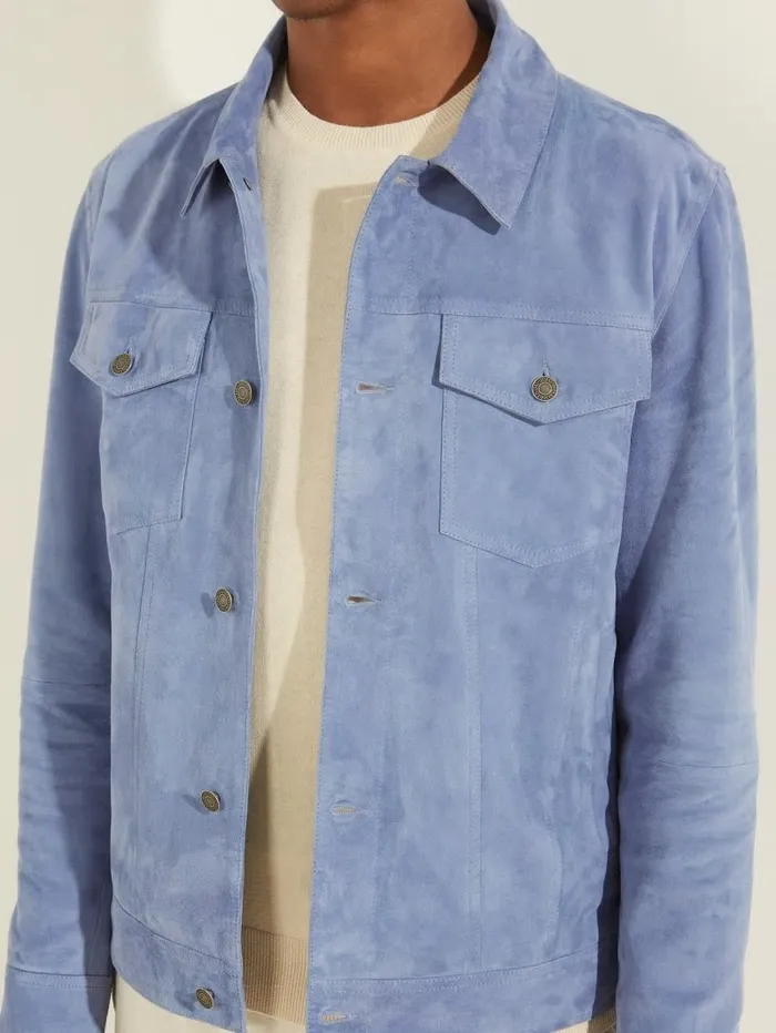 Jackets and Coats GUESS Men Suede Leather Trucker Jacket Bacopa Jackets and Coats GUESS Men Suede Leather Trucker Jacket Bacopa