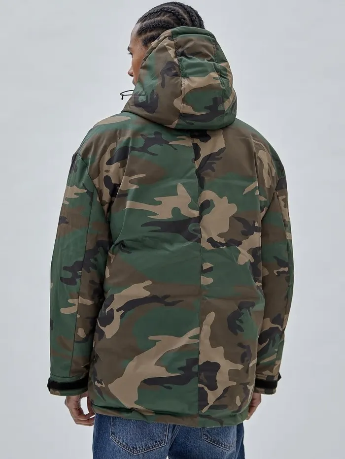 Jackets and Coats GUESS Originals Parka Jacket Surplus Camo 8211 GUESS Men Jackets and Coats GUESS Originals Parka Jacket Surplus Camo 8211 GUESS Men
