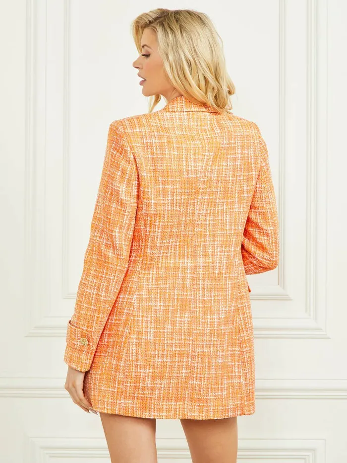 Jackets and Coats GUESS Women Luella Tweed Blazer Mayan Sunset Multi