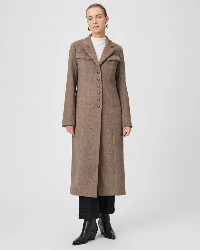 Jackets and Coats PAIGE Women Lucrezia Coat 8211 Rye Brown Multi Jackets and Coats PAIGE Women Lucrezia Coat 8211 Rye Brown Multi
