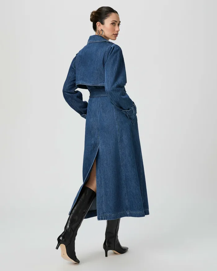 Jackets and Coats PAIGE Women Raina Denim Trench 8211 Rylie Jackets and Coats PAIGE Women Raina Denim Trench 8211 Rylie