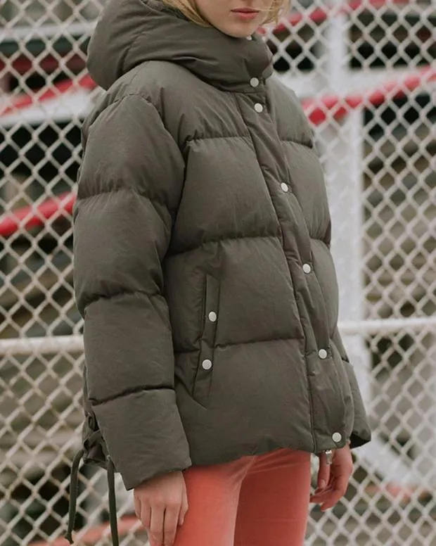 Jackets and Coats rag and bone Women Leonard Puffer Coat Army Green