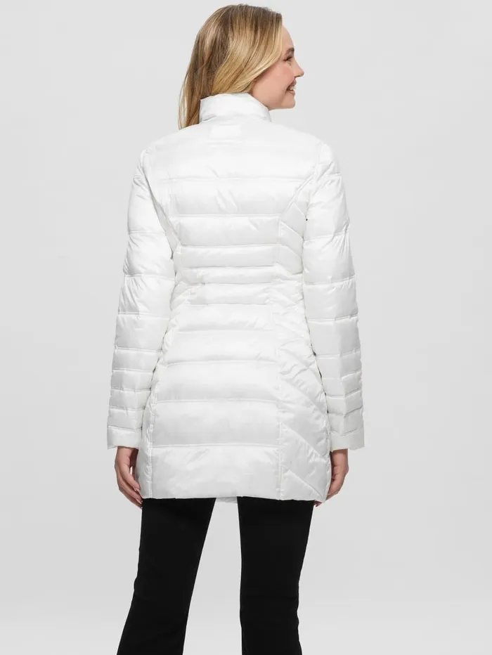 Jackets and Coats Women Eco Joy Reversible Jacket Pure White GUESS