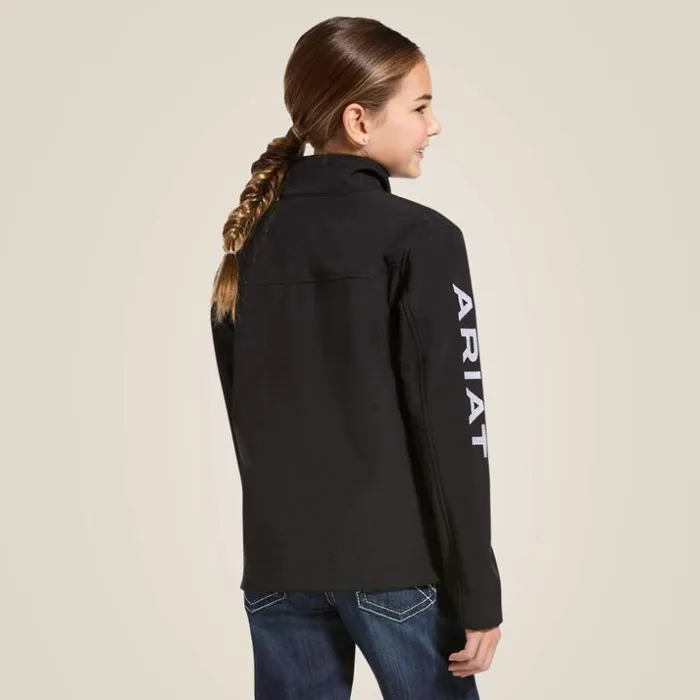 Jackets and Vests Kids Ariat New Team Softshell Jacket Black Jackets and Vests Kids Ariat New Team Softshell Jacket Black
