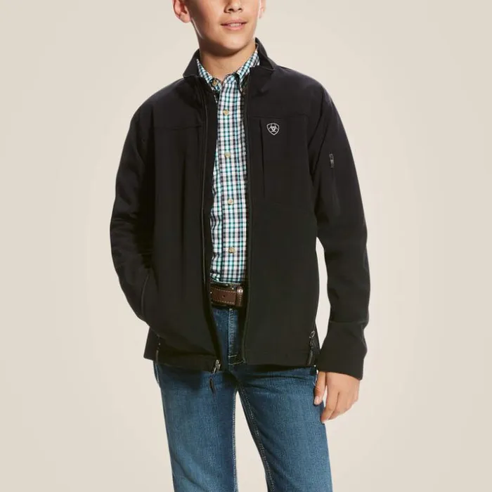 Jackets and Vests Kids Ariat Vernon 20 Softshell Jacket Black