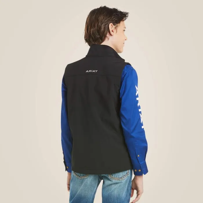 Jackets and Vests Kids Ariat Vernon 20 Softshell Vest Black