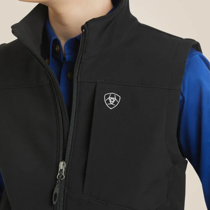 Jackets and Vests Kids Ariat Vernon 20 Softshell Vest Black