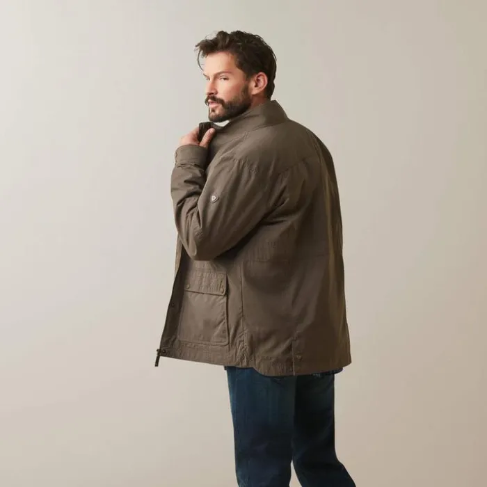Jackets and Vests Men Ariat Calumet Field Jacket Banyan Bark Jackets and Vests Men Ariat Calumet Field Jacket Banyan Bark