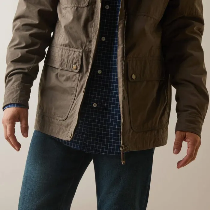 Jackets and Vests Men Ariat Calumet Field Jacket Banyan Bark Jackets and Vests Men Ariat Calumet Field Jacket Banyan Bark