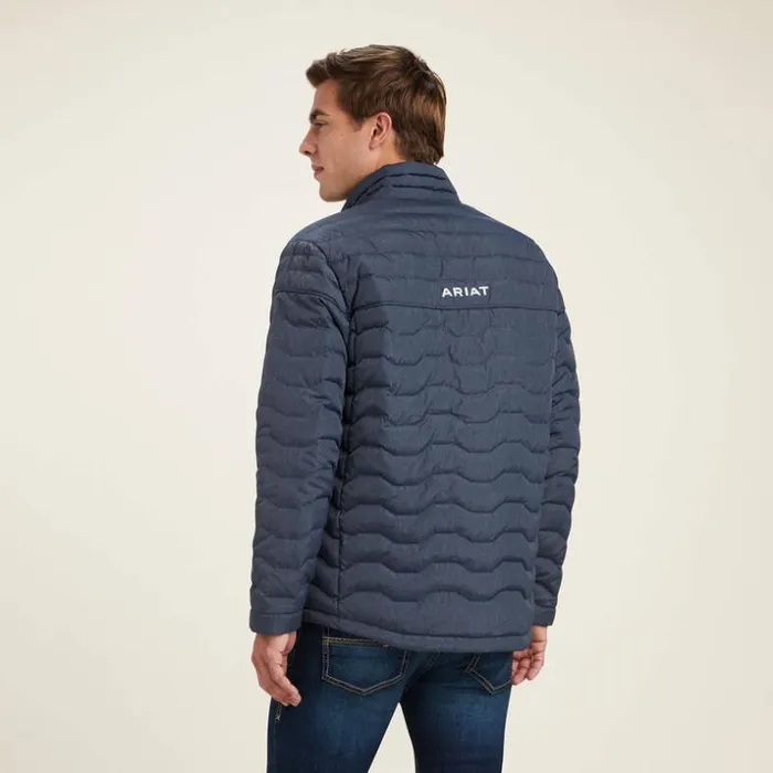 Jackets and Vests Men Ariat Ideal Down Jacket Charcoal Heather