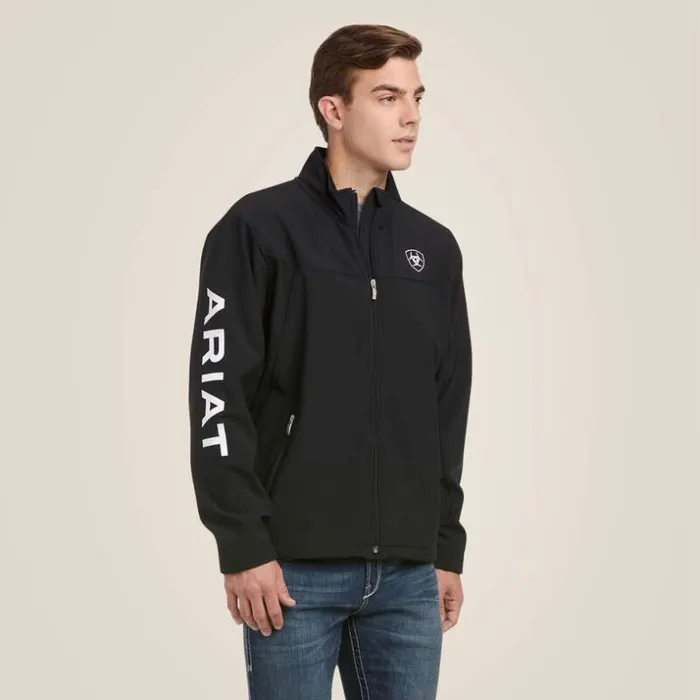 Jackets and Vests Men Ariat New Team Softshell Jacket Black