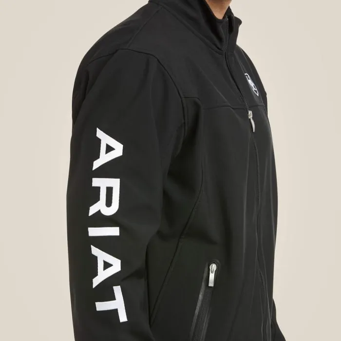 Jackets and Vests Men Ariat New Team Softshell Jacket Black Jackets and Vests Men Ariat New Team Softshell Jacket Black