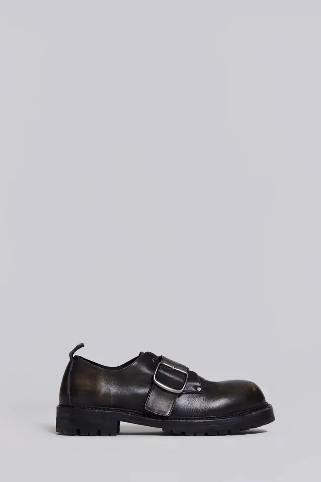 Jaded London Accessories Men Demolition Derby Shoes Black