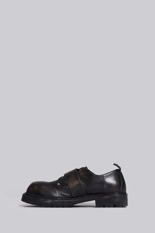 Jaded London Accessories Men Demolition Derby Shoes Black