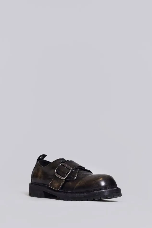 Jaded London Accessories Men Demolition Derby Shoes Black