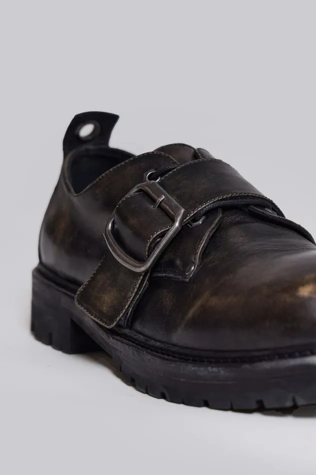 Jaded London Accessories Men Demolition Derby Shoes Black