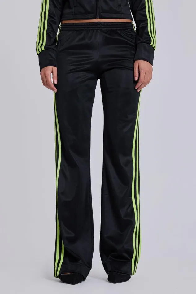 Jaded London Baggy Joggers and Sweatpants Women Crash Bootcut Joggers Blackneon