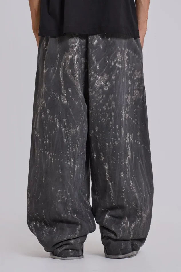 Jaded London Baggy Joggers and Sweatpants Women Oil Spill Baggy Monster Joggers Grey