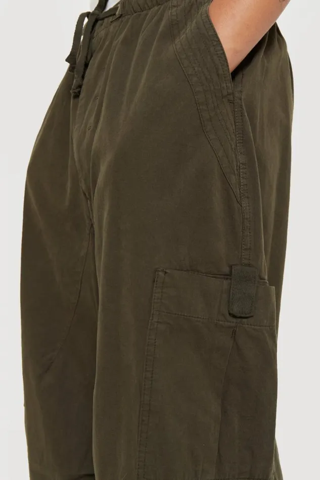 Jaded London Cargo Pants Men Khaki Parachute Cargo Pants Khaki