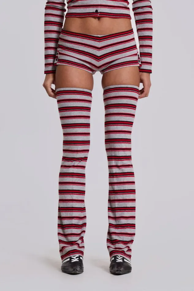 Jaded London CoOrds Women Isla Stripe Mini Shorts Multi