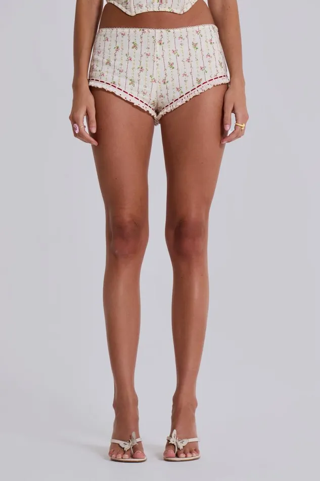 Jaded London CoOrds Women Maria Ruffle Hotpants Multi