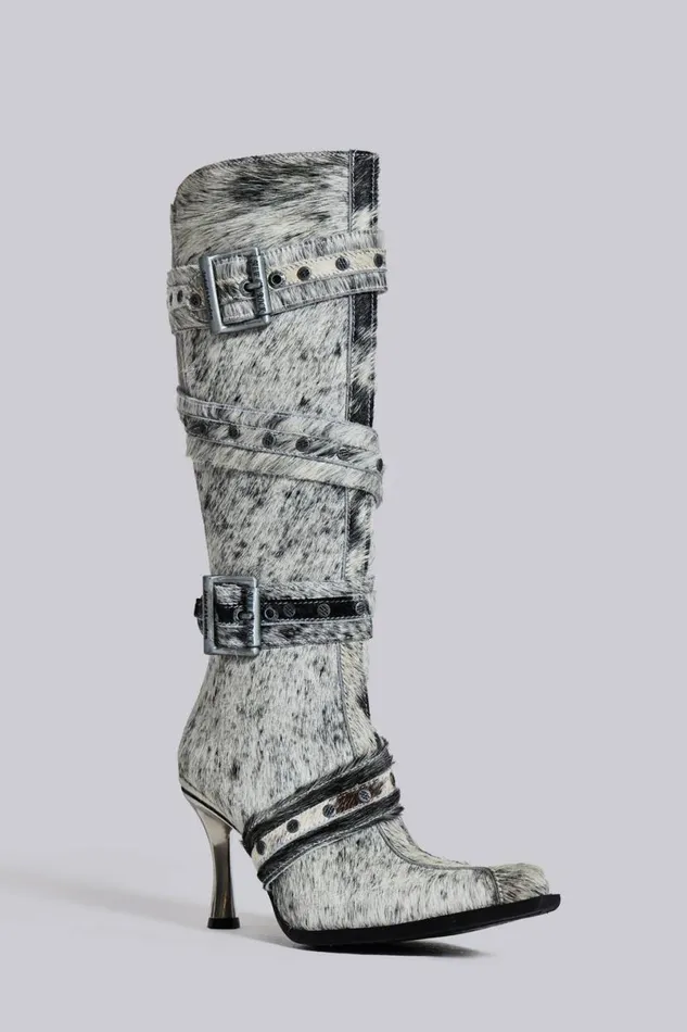 Jaded London Footwear Women Spirit Assassin Boots Grey