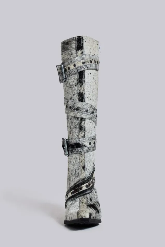 Jaded London Footwear Women Spirit Assassin Boots Grey