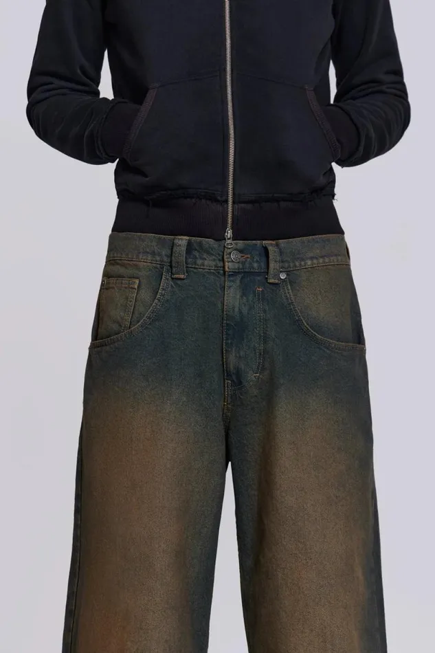 Jaded London Hoodies and Sweatshirts Men Black Mini Monster Hoodie Black