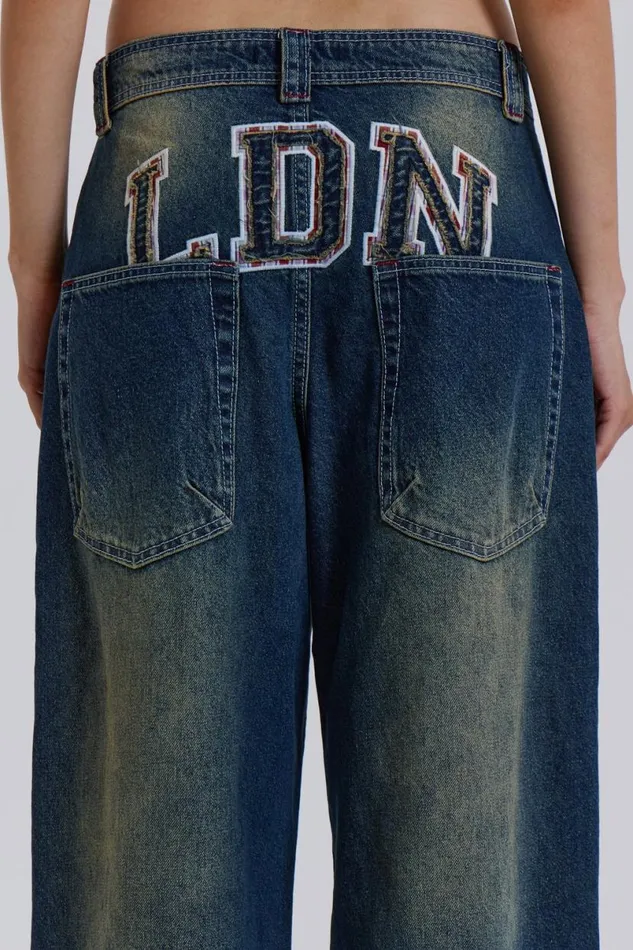 Jaded London Jeans Women LDN Colossus Jeans Blue