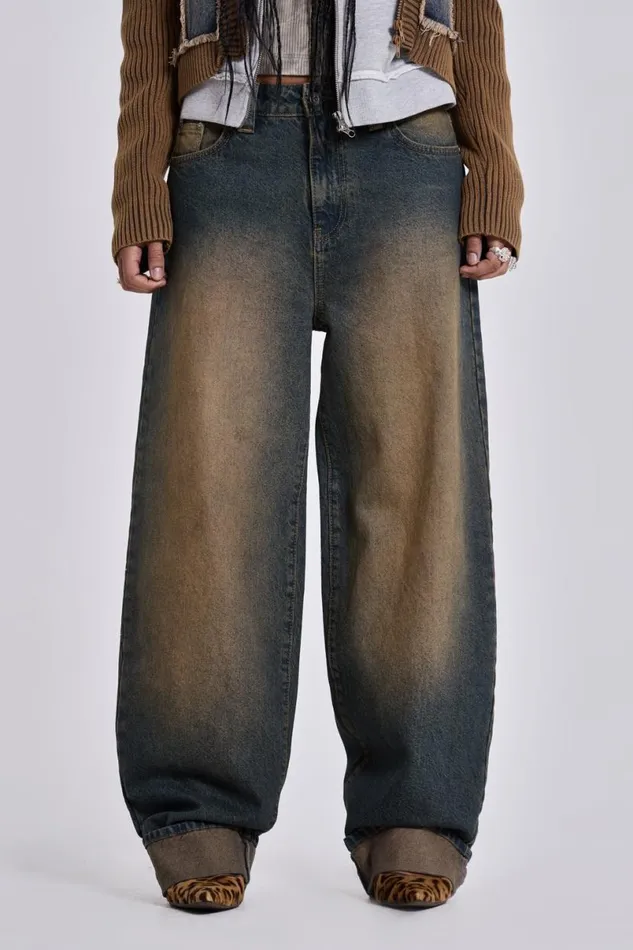 Jaded London Jeans Women Sonic Jeans In Dirty Wash Blue
