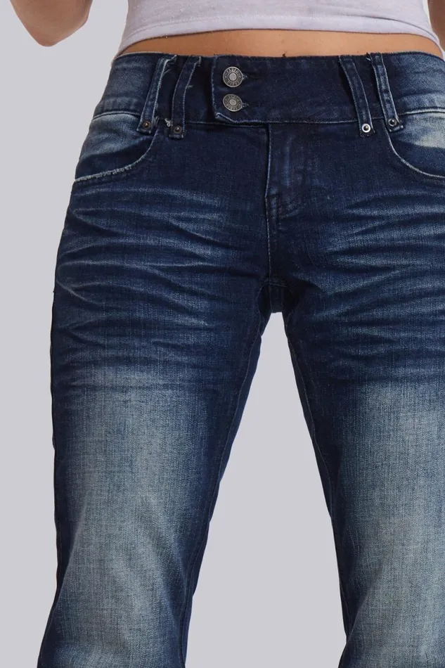 Jaded London Jeans Women Vintage Blue Thirteen Jeans Blue