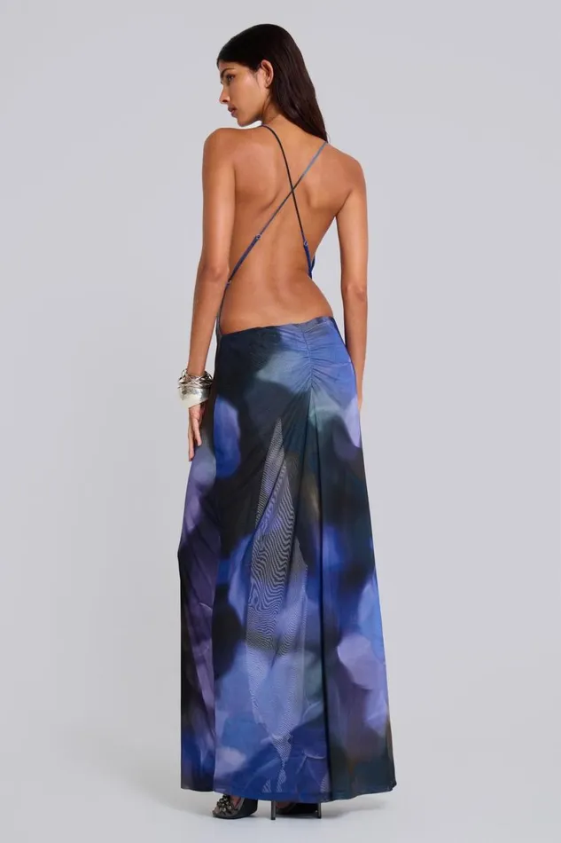 Jaded London Maxi Dresses Women Sedona Blue Floral Maxi Dress Blue
