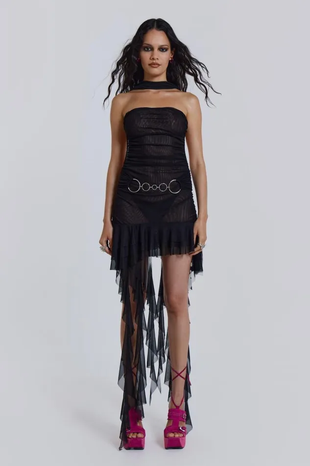 Jaded London Mini Dresses Women Obsidian Dress Black