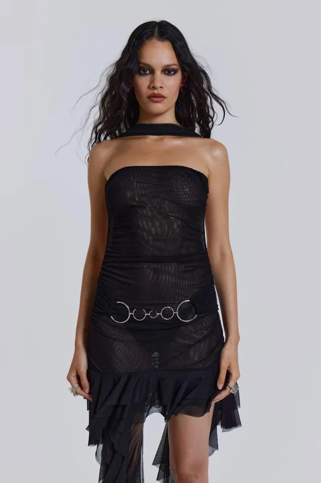 Jaded London Mini Dresses Women Obsidian Dress Black