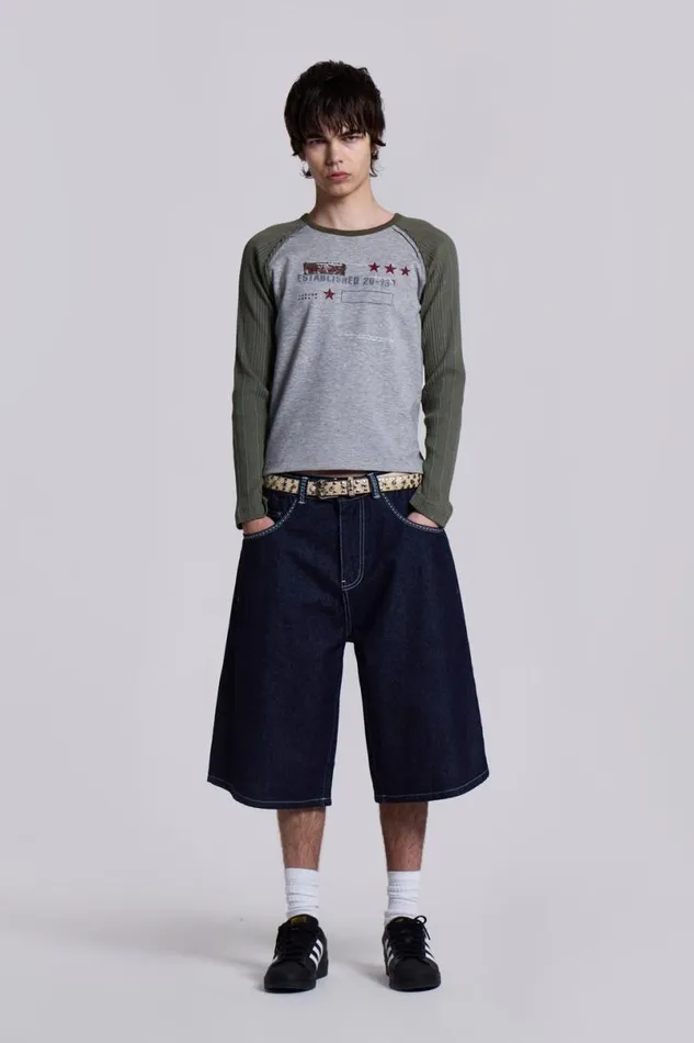 Jaded London TShirts and Vests Men Cipher Tee Grey