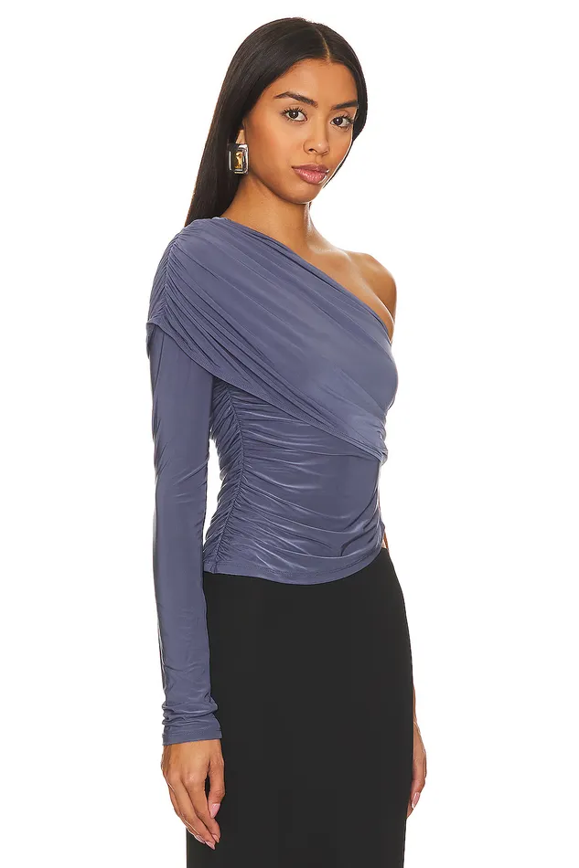 Jaya Top Slate Blue Women Lovers and Friends Tops Jaya Top Slate Blue Women Lovers and Friends Tops