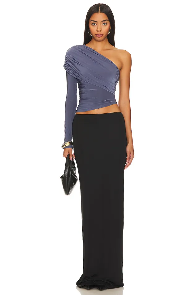 Jaya Top Slate Blue Women Lovers and Friends Tops Jaya Top Slate Blue Women Lovers and Friends Tops